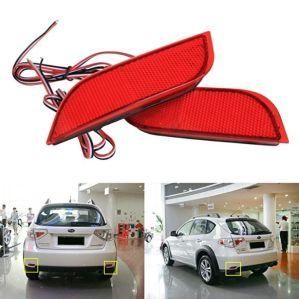 2PCS Red LED Lens Bumper Reflector Brake Stop Lights for Hrv/Vezel Rear Bumper Light