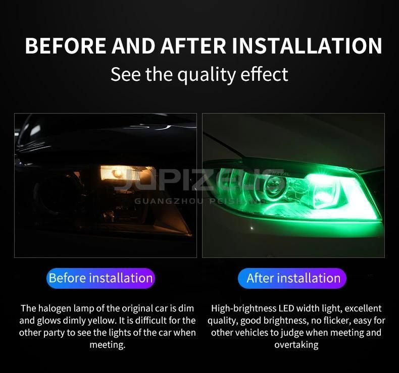 Width Lamp Light Turn Signal Car Reading Light Lens Bulbs LED 3030 10 SMD T10 Auto Light with Mluti Color