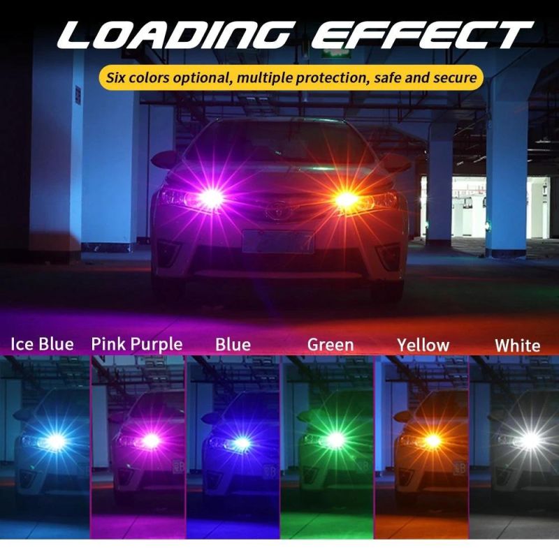 Raych Brand New T10 Six Color 2525 4SMD Canbus Spare Brake Light Turn Signal LED Car Wide Bulb Car LED Bulb