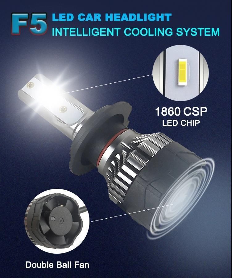 K5 Csp LED 9005 9006 H11 H7 H4 Car LED Headlights 16000lm LED Lamp Fog Light 6000K 8000K