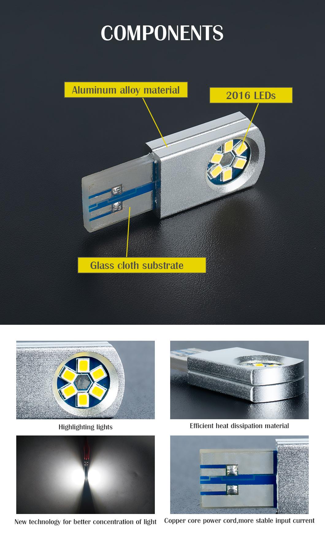 New USB-Shaped LED 194 Car Light LED Auto Light