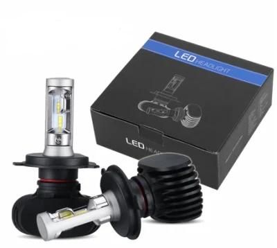 Auto LED Headlight S1 H4 Waterproof Auto LED Car Light 72W 8000lm Auto Headlamp Bulb H1 H3 H4 H7 H11 880 9005 9006 9007
