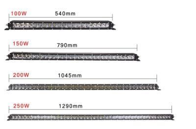 LED Lighting 150W Single Row LED Work Light Bar