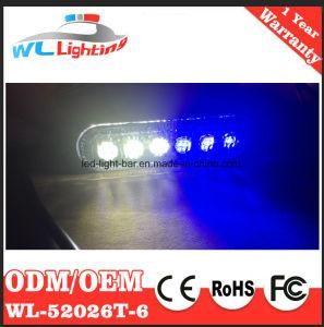 6W Ambulance Blue White LED Surface Light Head