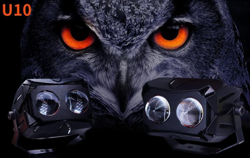 Lightech Offroading LED Light Projector with RGB Bi Xenon Lens Bulbs Headlight