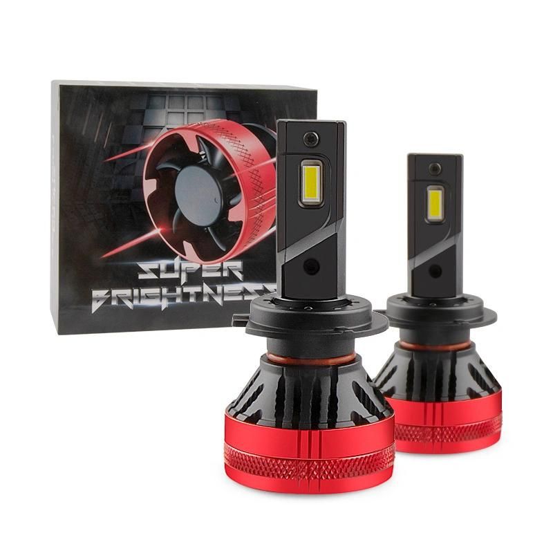 Lmusonu New F5 Auto Light Lamp H4 H7 H11 LED Car Light 20000lm with Fan High Bright Top Quality