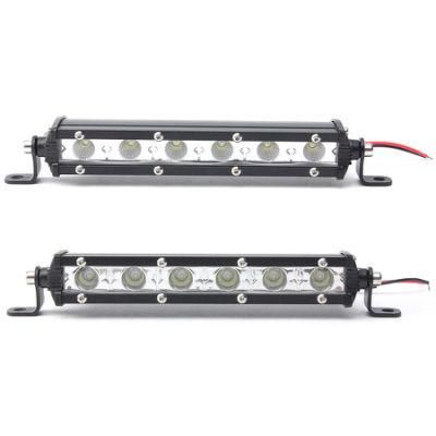 18W Single Row 7 Inch Automotive Aluminum Slim LED Light Bar for SUV