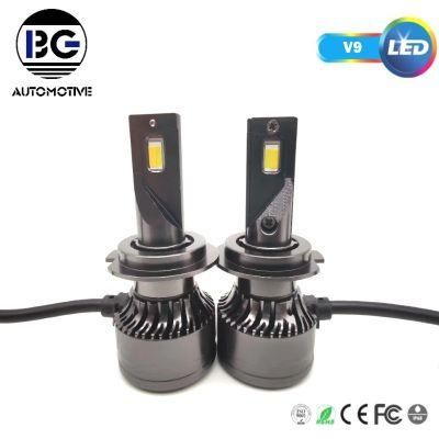 Work LED Light Car LED Headlight V9 1200lm 9005 9006 H4 Auto LED Headlight H7 Car Head Lamp