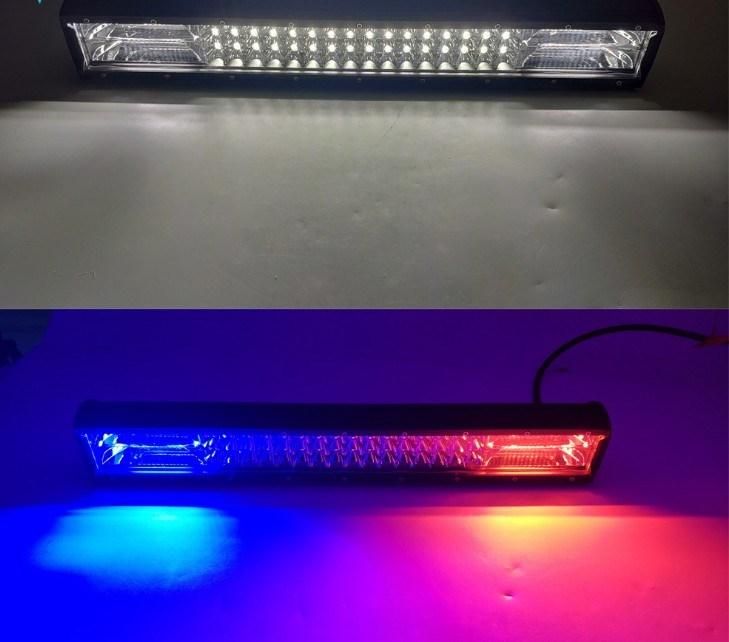 288W Amber White Blue Red 12V 24V LED Work Light Bar