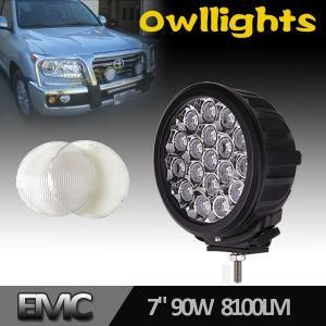 Hotsale Round 90W 7inch LED Work Driving Light for Truck