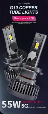 Car LED Headlight G10 120W 18000lm CREE H1 H7 9005 9006 H4 6000K H13 Bulbs LED Canbus Fog Lights Bulbs 9-32V IP68 High Power Auto Headlamp