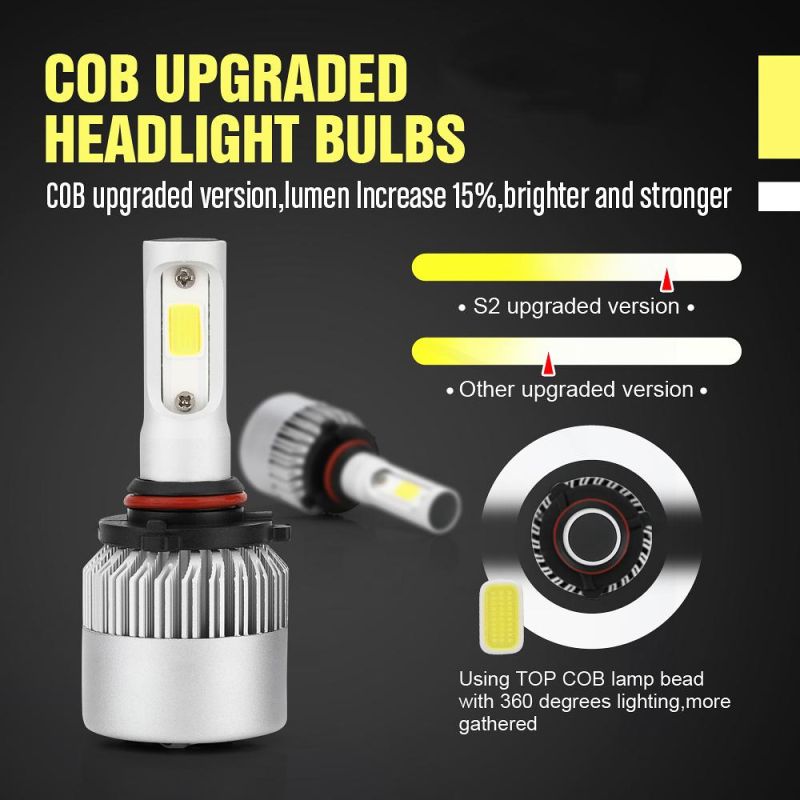 Wholesale Cheap 9005 Hb3 S2 LED Headlight Bulb 72W 8000lm