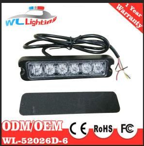 24V Police LED Warning Emergency Lights 6LED Grille Warning Lamp