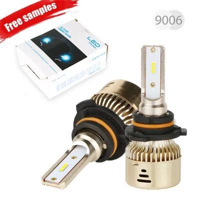 New Low Price Decoder Fan Cooling High Low Beam 4500lm 9005 Car LED Headlight H13