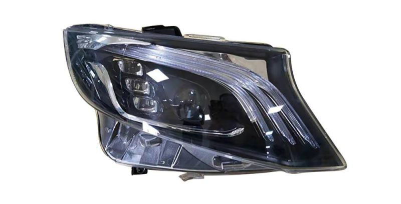 Auto Headlamp Parts Car Front Headlight for Vito/V220/V260 Upgrade to LED