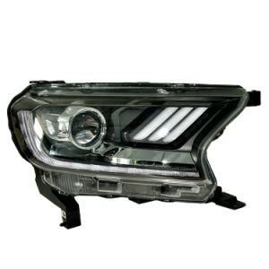 Mustang Style Car LED Light Auto Biled Headlight for Ford 2015 Ranger Endeavour Everest