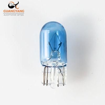 T10 12V 5W Blue Color Halogen Bulb Car Turn Light Car Interior Bulb