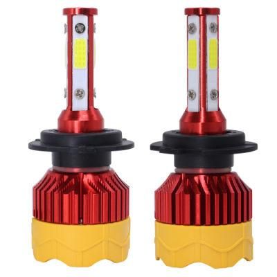 Lightech S1 S2 X3 K7 LED Headlights H4 H13 H7 H11 9005 9006 880 881 Auto Light Bulbs 4 Sides Faros