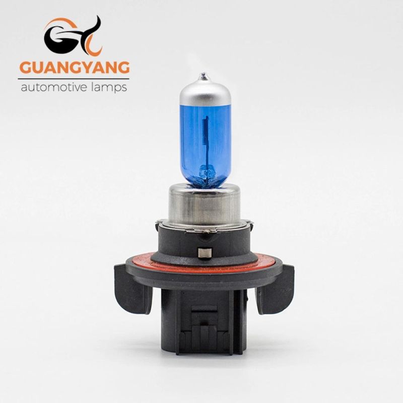 H13 12V 60/55W Super White 9008 Car Halogen Bulb Blue Color