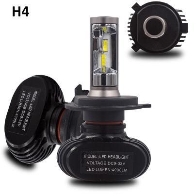 Csp Chip S1 Car LED Headlight Bulbs H4 H7 H1 Plug Hi/Lo Beam LED Auto Headlights H7 LED