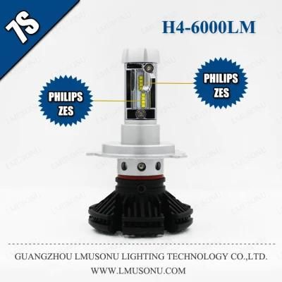 Lmusonu New 7s H4 LED Headlight 50W 12000lm