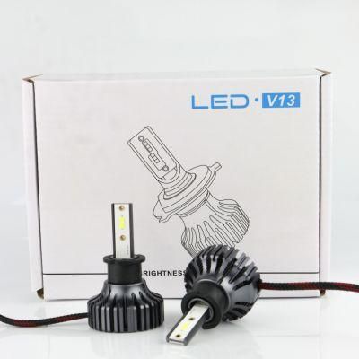 V13 Auto Motorcycle Parts 4500lm 6500K Mini Motor Bike 40W Fog Lamp H3 Car LED Headlights