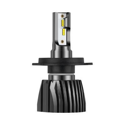 V23 New Wholesale High Lumen Fanless Amber Green 24V 12V Auto H4 Car LED Headlamp