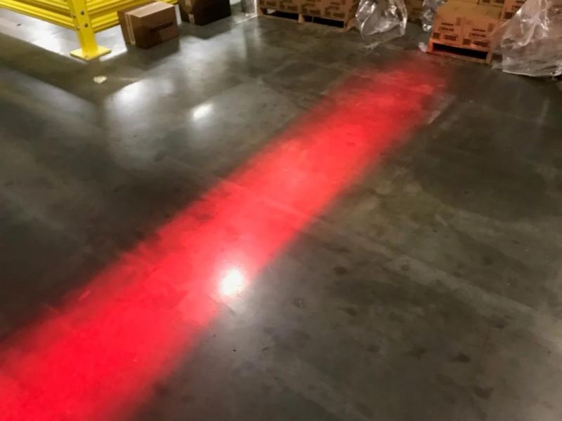 2019 New Product Forklift Blue LED Safety Spotlight Warning Work Light Warehouse Safety Warning Lamp