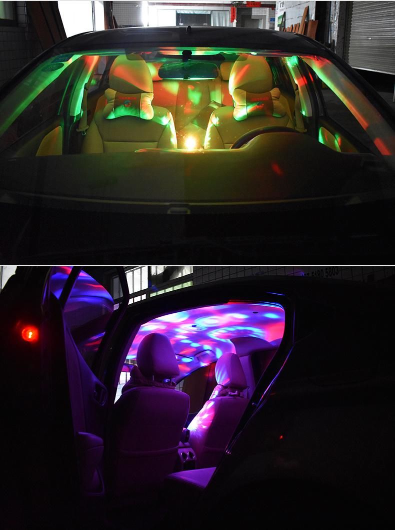 Mini LED USB Car Home Party Disco Ball Light