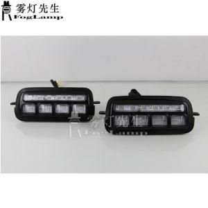 for Lada Niva 2016 2017 2018 2019 Accessories DRL12V Car Lights LED Daytime Running Light Front Fog Light Flowing Turn Signal