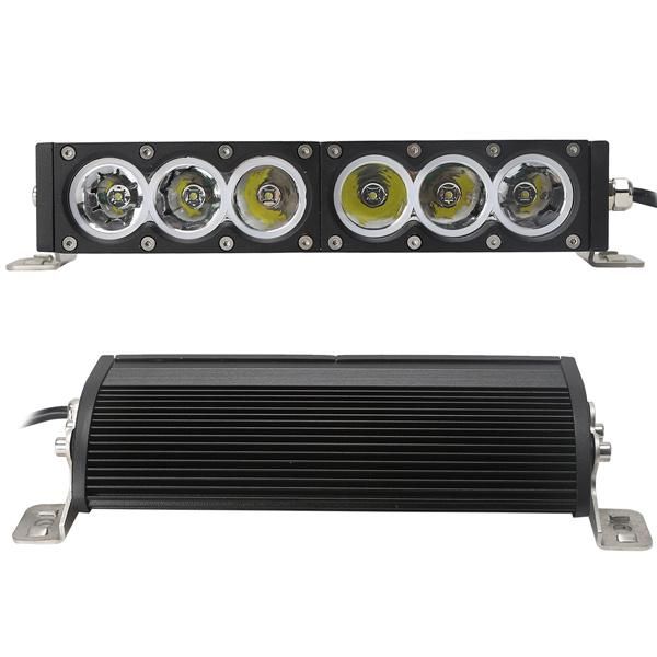Wholesale LED Light Bar 60W 11.5inch LED Light Bar Car, White Single Row LED Light Bar for Trucks and Auto Parts