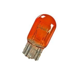 T20 W21/5W 12V 21/5W W3*16q Auto Lamps Amber Festoon Backup Fog Bulbs Stop Tail Turn Halogen Lights for Car Bus and Truck