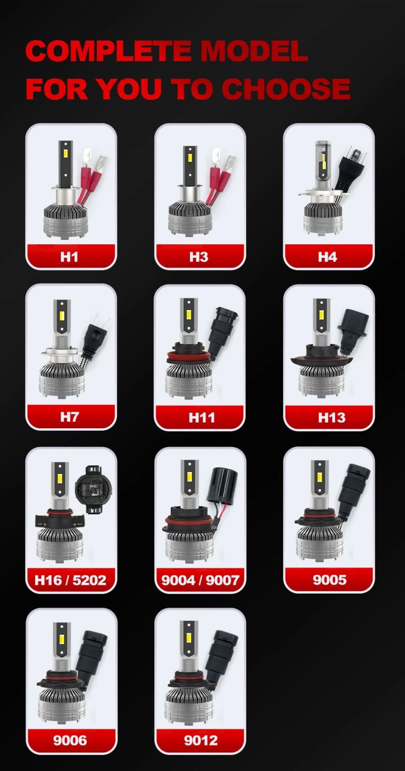 Factory Price LED Headlight Bulb 360 Degree Car Headlamp Auto Lights