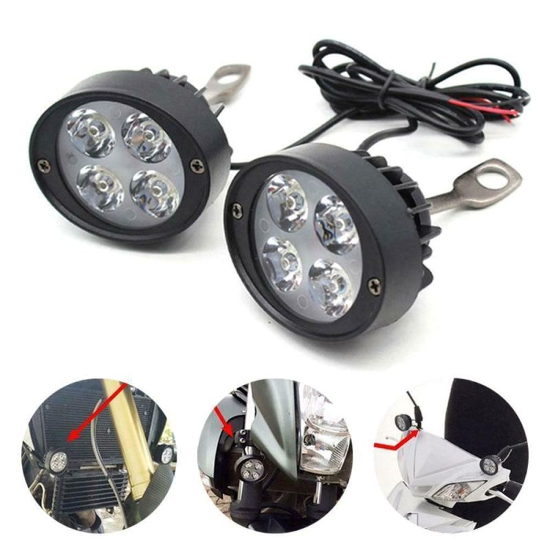 Scooter Accessories Moto LED Motorcycle Headlight 12V LED Moto Bulbs 3000lm Super Bright White Motorbike Head Lamp