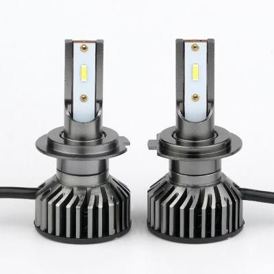 Minif2 6500K White Light High Low Beam 48W 4500lumens H7 H4 H11 LED Light 1860 Chip Car Bulb Auto LED Headlight