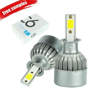 High Power C6 LED Headlight Bulbs H4 H13 36W 881 H1 H7 H3 9005 9006 880 H11 Car Auto LED Headlight C6