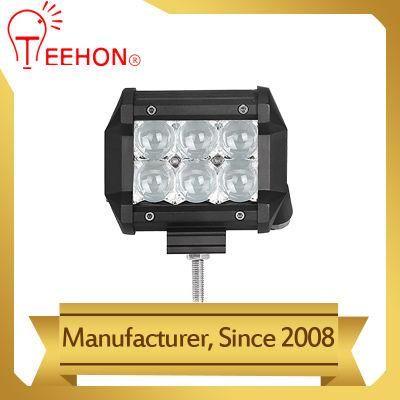 Double Row 18W LED Car Mini Lightbar with 5D Lens