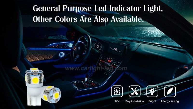 194 168 T10 LED Bulbs Car Dome Map License Plate Lights Lamp