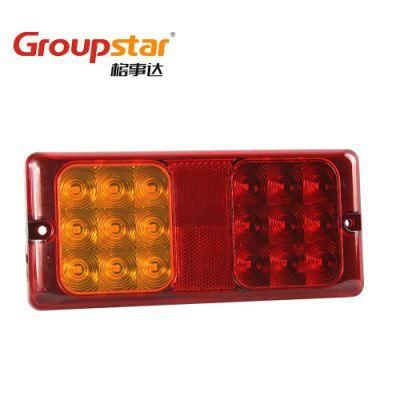 LED Auto Light E-MARK 10-30V Turn Stop Brake Truck Trailer Tail Lights Combination Rear Submersible LED Trailer Lights Tail Lights