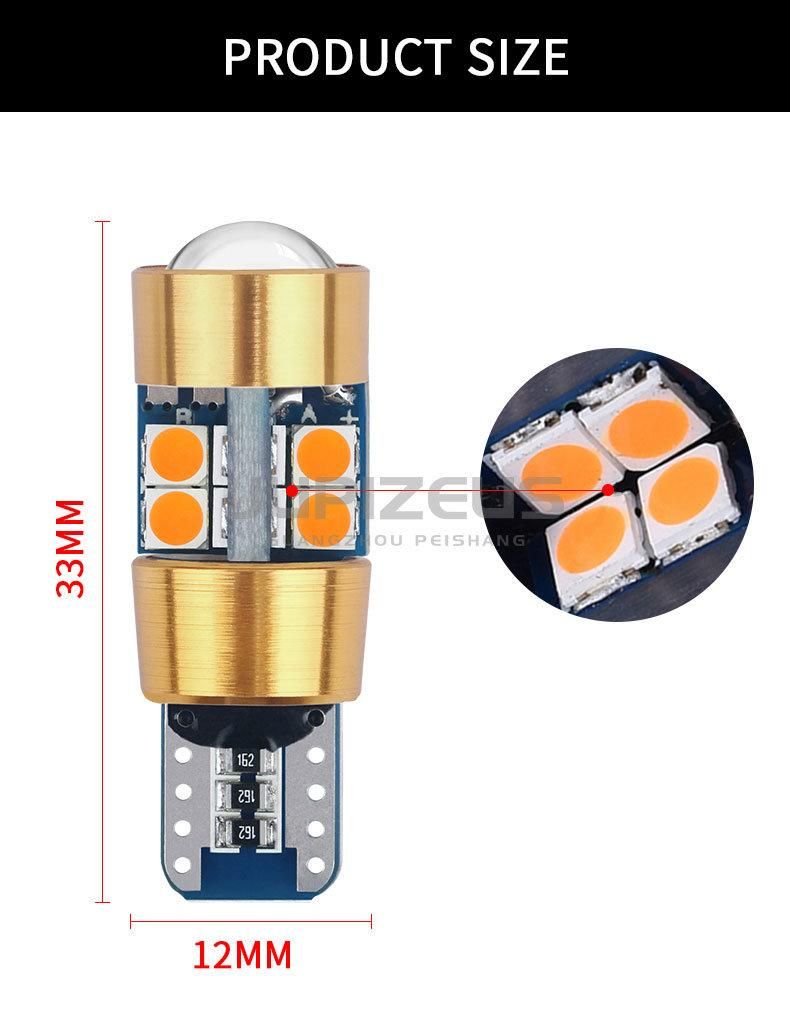 Automotive Lights 3030 19SMD Auto Bulb W5w T10 Car LED with Canbus Error Free