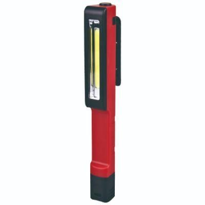 ABS Red Portable COB with Magnetic Pen Work Light