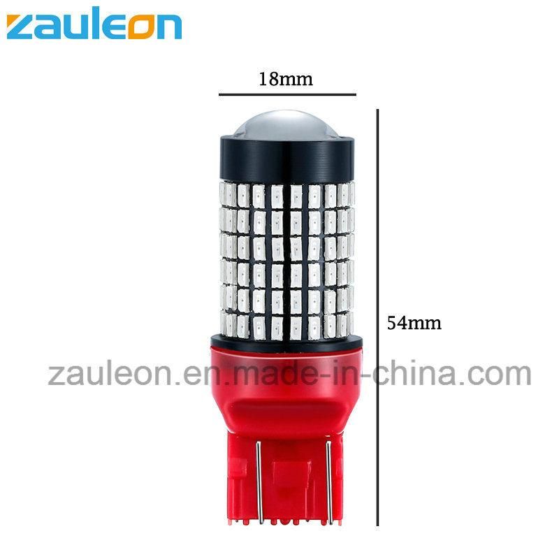 T20 7443 W21/5W 144SMD 3014 Red LED Brake Light