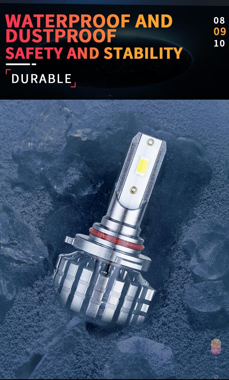 V20 Plus Mini Motorcycle Automotive COB H4 LED Lights Bulbs Lamp 60W 6500lumen H7 H1 LED Conversion Kit H11