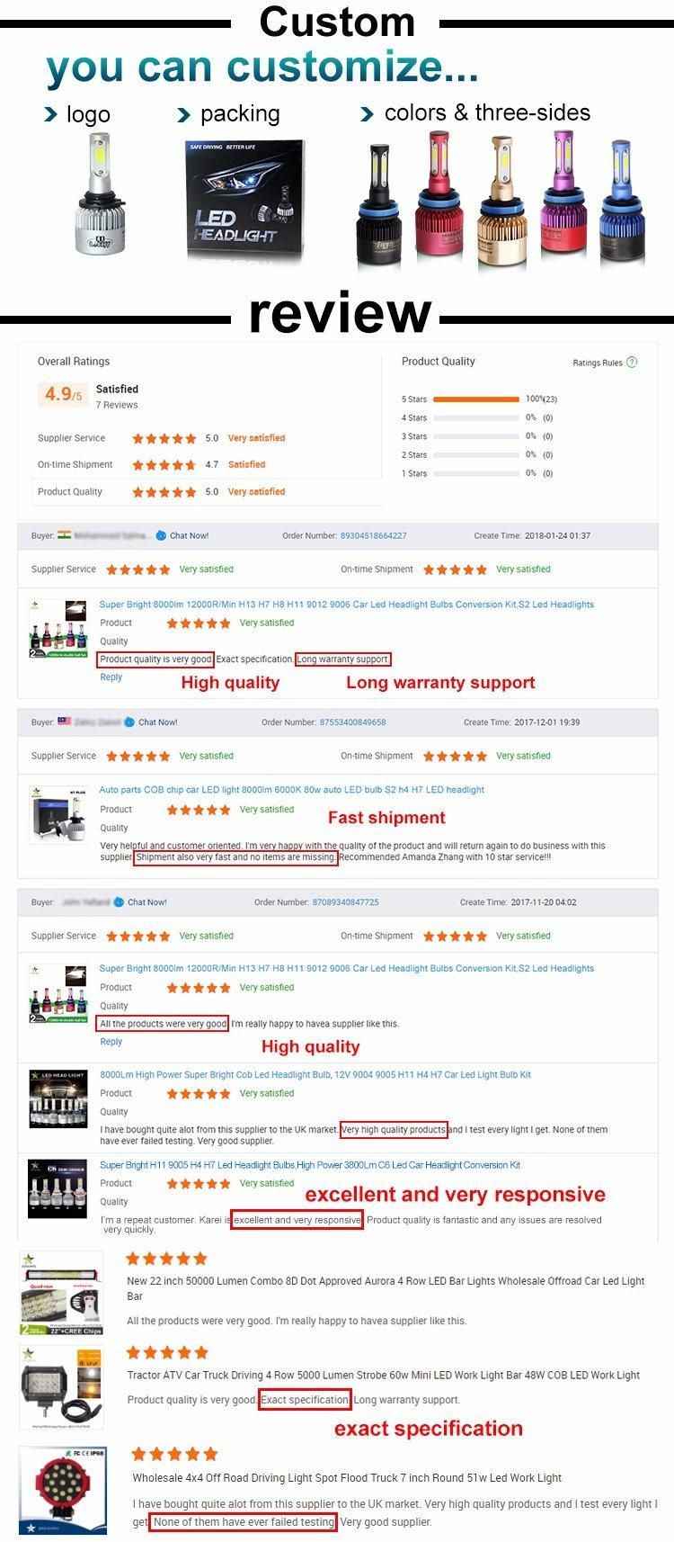 S2 16000 Lumen COB H4 LED Bulb H7 Auto H7 H11 H4 LED Car Light Bulbs H7 H4 LED Headlight