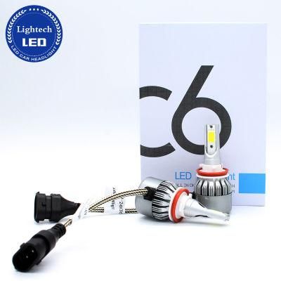 All in One 36W COB 8000lm H11 C6 LED Headlight