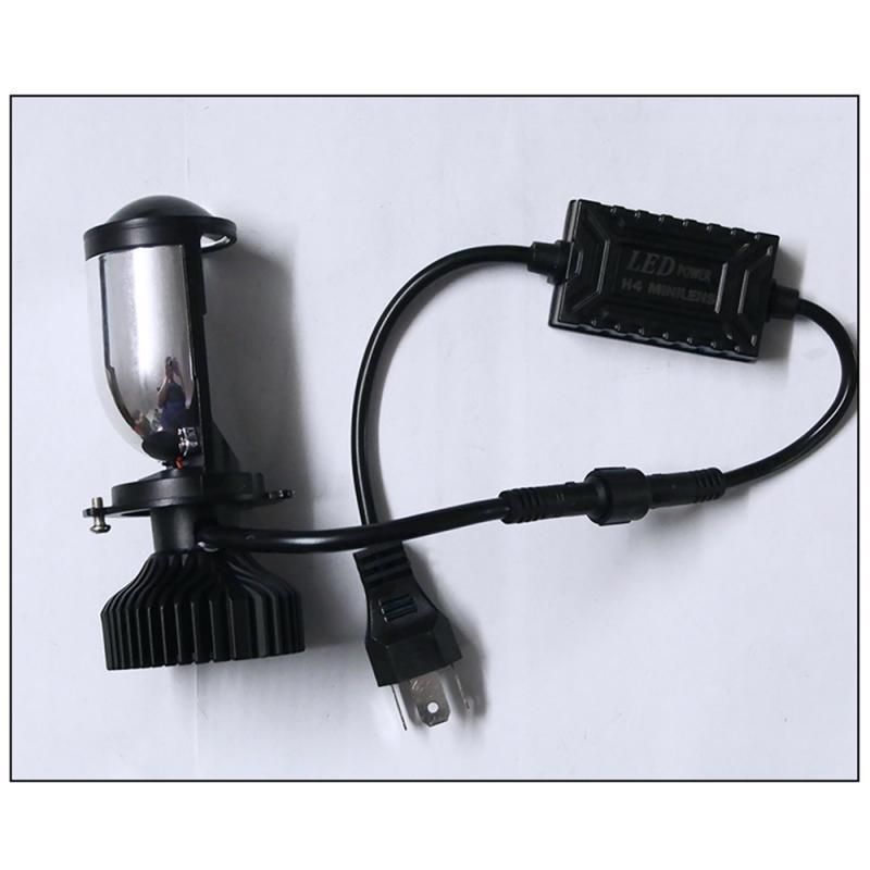 Y6 C6 LED H4 9003 Automobile Headlight H4 Hi-Lo Mini Projector Lens Car Styling Headlight Bulbs 6000K 8000lm Focused Light