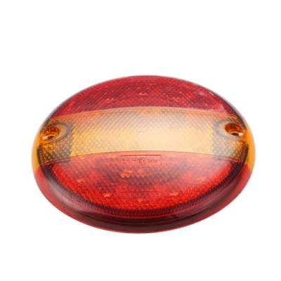 10-30V Round Truck Trailer Hamburger LED Combination Tail Lights Stop Turn Rear Lamps