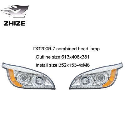 Chinese Dg2009-7 Outline Size 613X408X381 Combined Head Lamp of Donggang Lamps