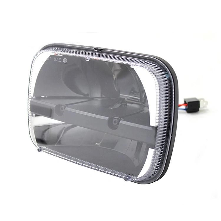 7X6 5X7 Inch 30W Sealed Beam LED HeadlightJeep Truck