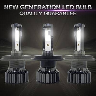 Powerful Super Bright LED LED Headlight H4 Auto Lamp Car Automobiles LED Head Lamp 12V 24V 6000K White Light